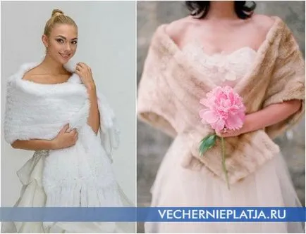 Cape, hogyan válasszuk ki a tökéletes esküvői ruha (fotó), estélyi ruhák