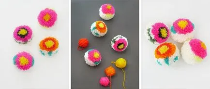 Hogyan lehet pom-poms fonalból Hogyan lehet pom-poms fonalból
