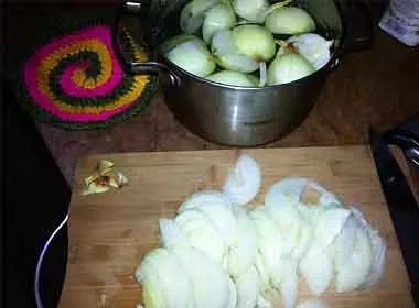 Valódi üzbég pilaf marhahús bográcsban (üzbég) Valódi üzbég pilaf marhahús bográcsban
