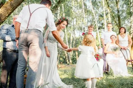 Kis esküvő jellegű nélkül lakoma - esküvő