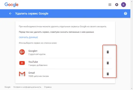 A fiók beállítása google