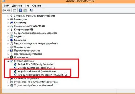 Beállítás bluetooth Windows 8