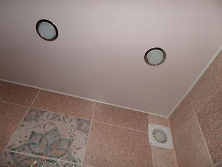 Álmennyezet a fürdőszobában az előnye és hátránya a bevonat (40 fotó)