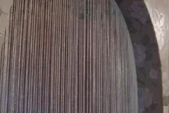 Cotton függöny kezével a mester osztály, fotó