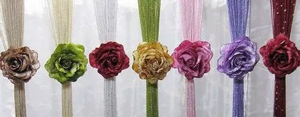 Cotton függöny fotó kötél, hogyan díszítik a függönyöket kezét a mester osztály, igazi, mágnesek (függönyök) Cotton függöny fotó kötél, hogyan díszítik a függönyöket kezét a mester osztály, igazi mágnes