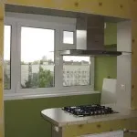 Ötvözi az erkélyen (loggia), konyha, fürdőszoba, dokumentumok, munkarend, tervezési ötletek