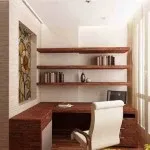 Ötvözi az erkélyen (loggia), konyha, fürdőszoba, dokumentumok, munkarend, tervezési ötletek