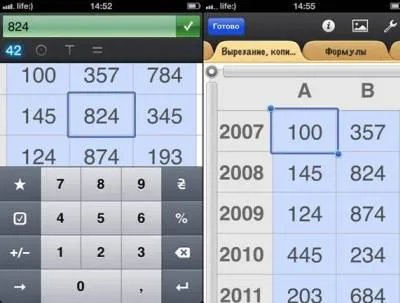 Program számok táblázatkezelő program apple iphone