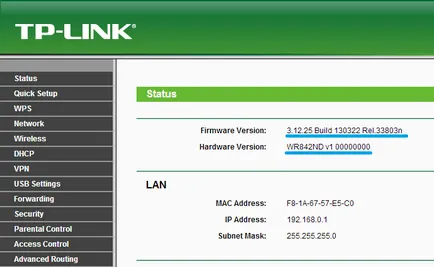 Firmware frissítés wifi router tp-link, a cikk