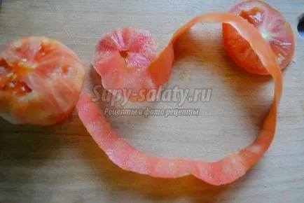 Új csirke saláta, paprika (csirke) Szilveszteri saláta csirkével és paprikával