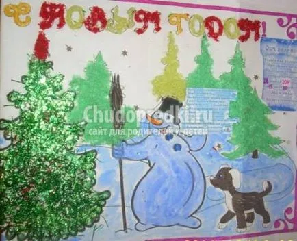 Karácsonyi bannerek kezével fotó