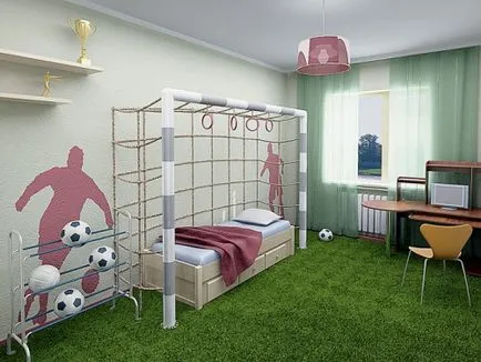 Így gyerekszoba saját kezűleg, épület portál