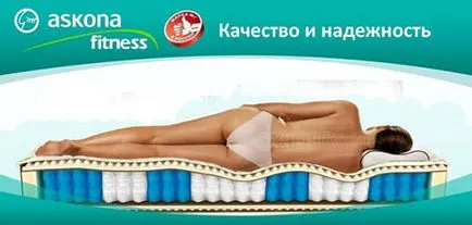Matracok Ascona - hogyan kell kiválasztani, vélemények