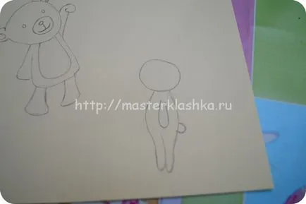 Születésnapi kártya anya a kezével, masterklashka