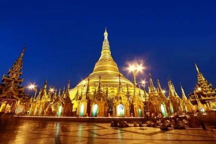 Shwedagon Pagoda mianmari történelem, leírás, fotó
