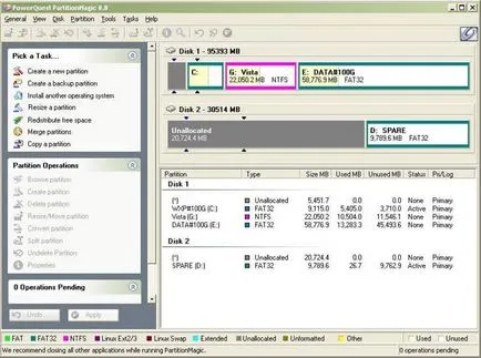 Partishen Magic - programot, hogy működjön együtt merevlemez windose 7, 8, 10