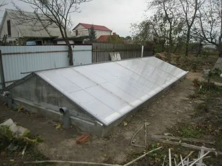 Greenhouse polikarbonát saját kezét, épület portál