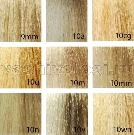 Palette mátrix festeni a haját
