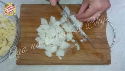 Piték hús és a burgonya a sütőben, élelmiszer-minden íze (húspástétom recept) Piték hús és a burgonya a sütőben, élelmiszer-minden íze