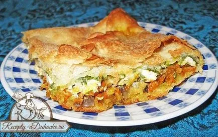 Gombás pite recept és a burgonyát egy egyszerű, lépésről lépésre irányban (burgonya) Pie gombával és burgonyával recept egy egyszerű, lépésről lépésre irányban