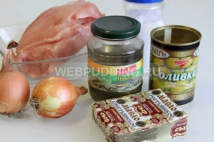 Pite leveles tészta csirkével szeretnek főzni (sütemények) Pite leveles tészta csirkével szeretek főzni