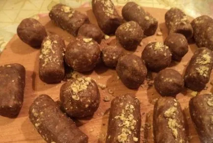 Cake „burgonya” klasszikus recept lépésről lépésre fotók