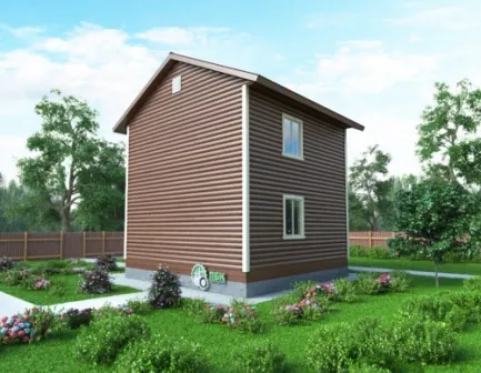Hajlam House, 6 × 6 méteres jellemzői a térrendezés (kétszintes) Hajlam House, 6 × 6 méteres jellemzői a térrendezés