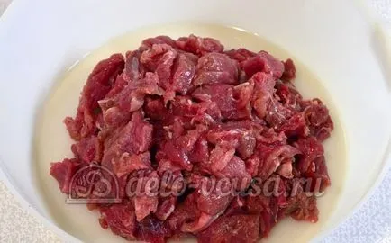 Pilaf marha recept lépésről lépésre (15 fotó)