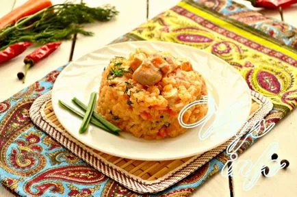 Pilaf csirke multivarka lépésről lépésre recept fotók (pilaf) Pilaf csirke multivarka lépésről lépésre recept fotók
