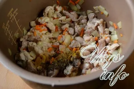 Pilaf csirke multivarka lépésről lépésre recept fotók (csirke) Pilaf csirke multivarka lépésről lépésre recept fotók