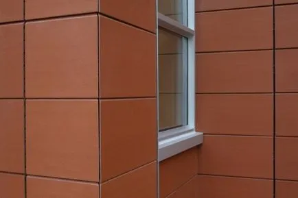 A homlokzati csempe választás és a tanácsadás, épület portál (cserép) A homlokzati csempe választás és a tanácsadás, épület portál