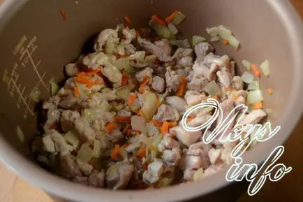 Pilaf csirke multivarka lépésről lépésre recept fotók (csirke) Pilaf csirke multivarka lépésről lépésre recept fotók
