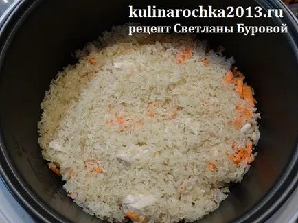 Pilaf csirkét multivarka