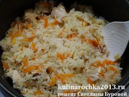 Pilaf csirkét multivarka