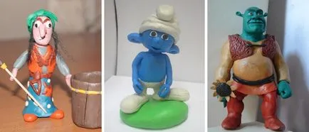 Mesterségek agyagból gyerekeknek 3-8 éves kezével mesterkurzusokat fotókkal és videó