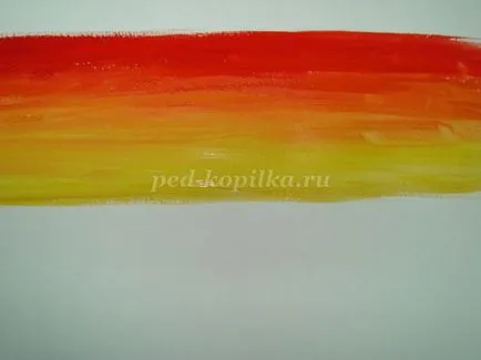 A szakaszos festmény tájkép