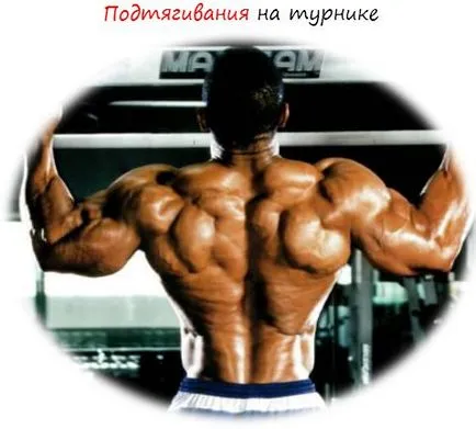 Húzódzkodás a rúdon