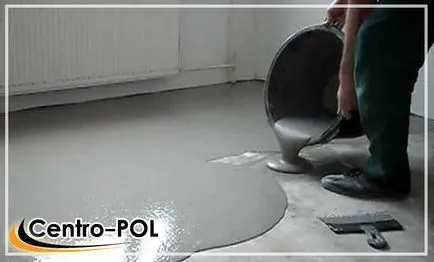 Poliuretán önterülő padló kezük - és a felhasznált technológia