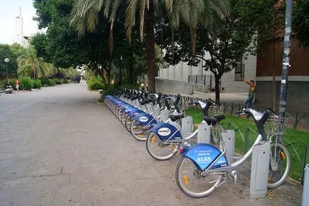 kerékpár kölcsönzés Valencia