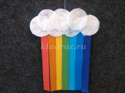 Rainbow saját kezével az óvodai