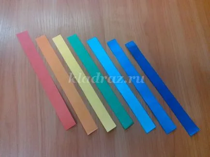 Rainbow saját kezével az óvodai