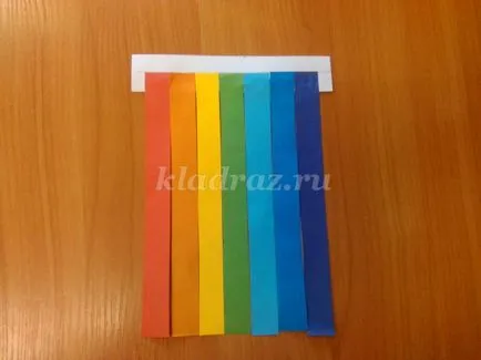 Rainbow saját kezével az óvodai