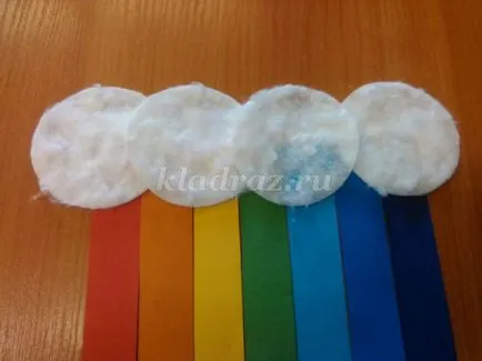 Rainbow saját kezével az óvodai