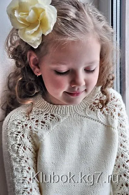 Raglan top küllők workshop raglánt kötés a gyermekek számára, ábrái és leírásai gyönyörű modell