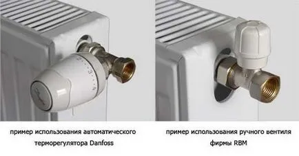 Hőmérséklet szabályozó radiátor fűtés kézi, termo-mechanikai és elektronikai, szabályok