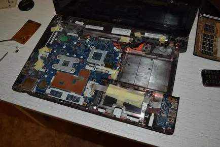 Szétszerelés - tisztítás - összeszerelés laptop acer 1