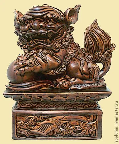 Fafaragó - vágott netsuke - Fair Masters - kézzel készített, kézzel készített