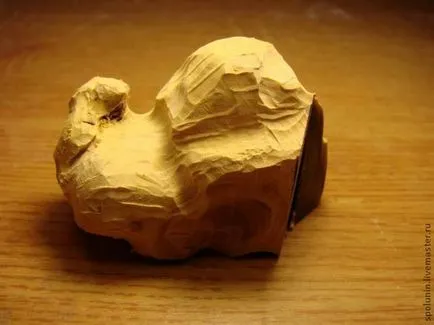 Fafaragó - vágott netsuke - Fair Masters - kézzel készített, kézzel készített