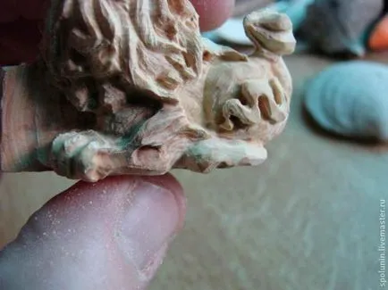 Fafaragó - vágott netsuke - Fair Masters - kézzel készített, kézzel készített