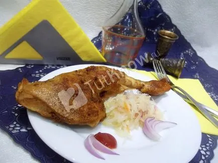 Recept hogyan sült ízletes csirkecomb